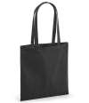 W961 Westford Mill Revive Recycled Tote Bag Black colour image